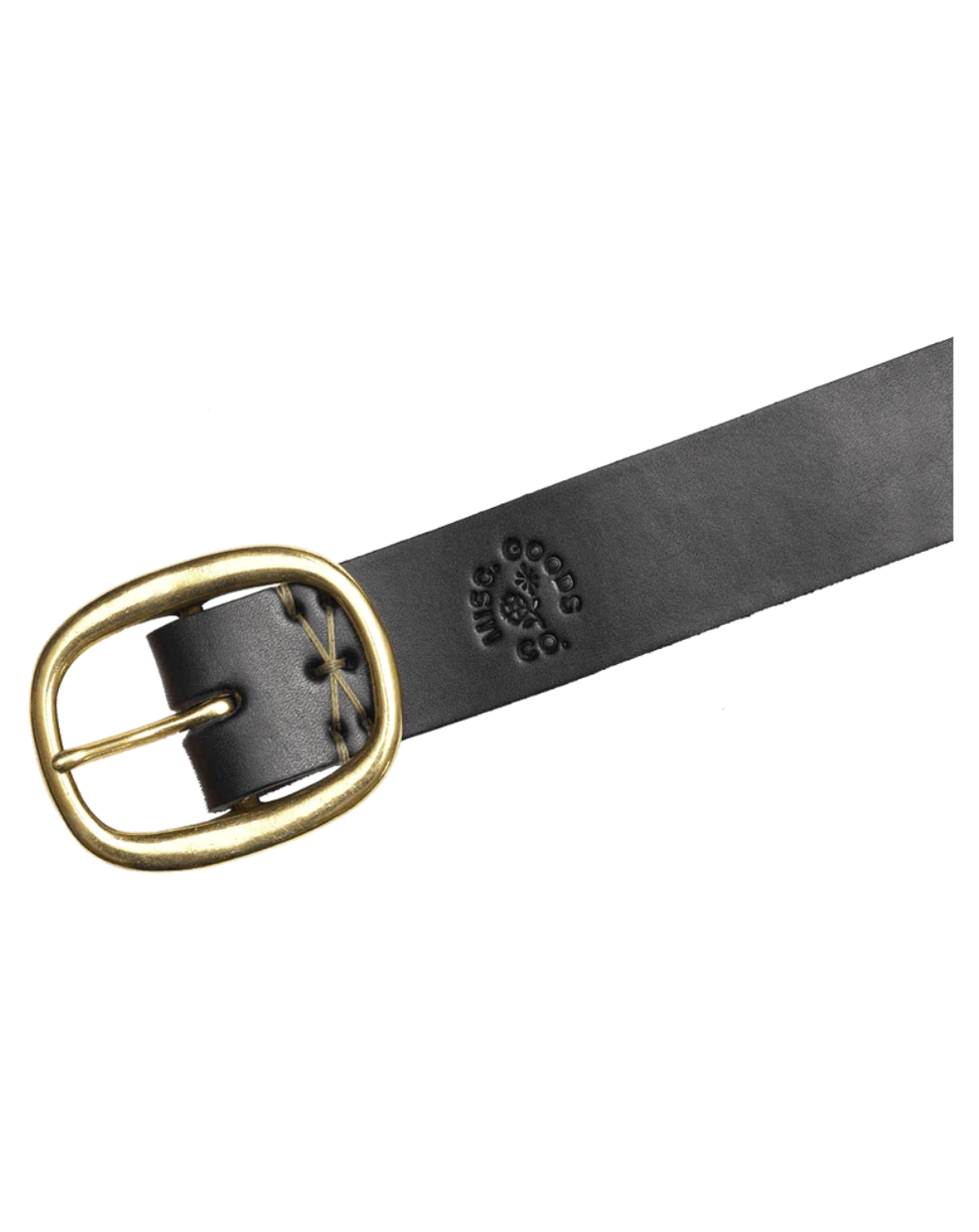 MISC Goods | Moon is Down Leather Belt | Black