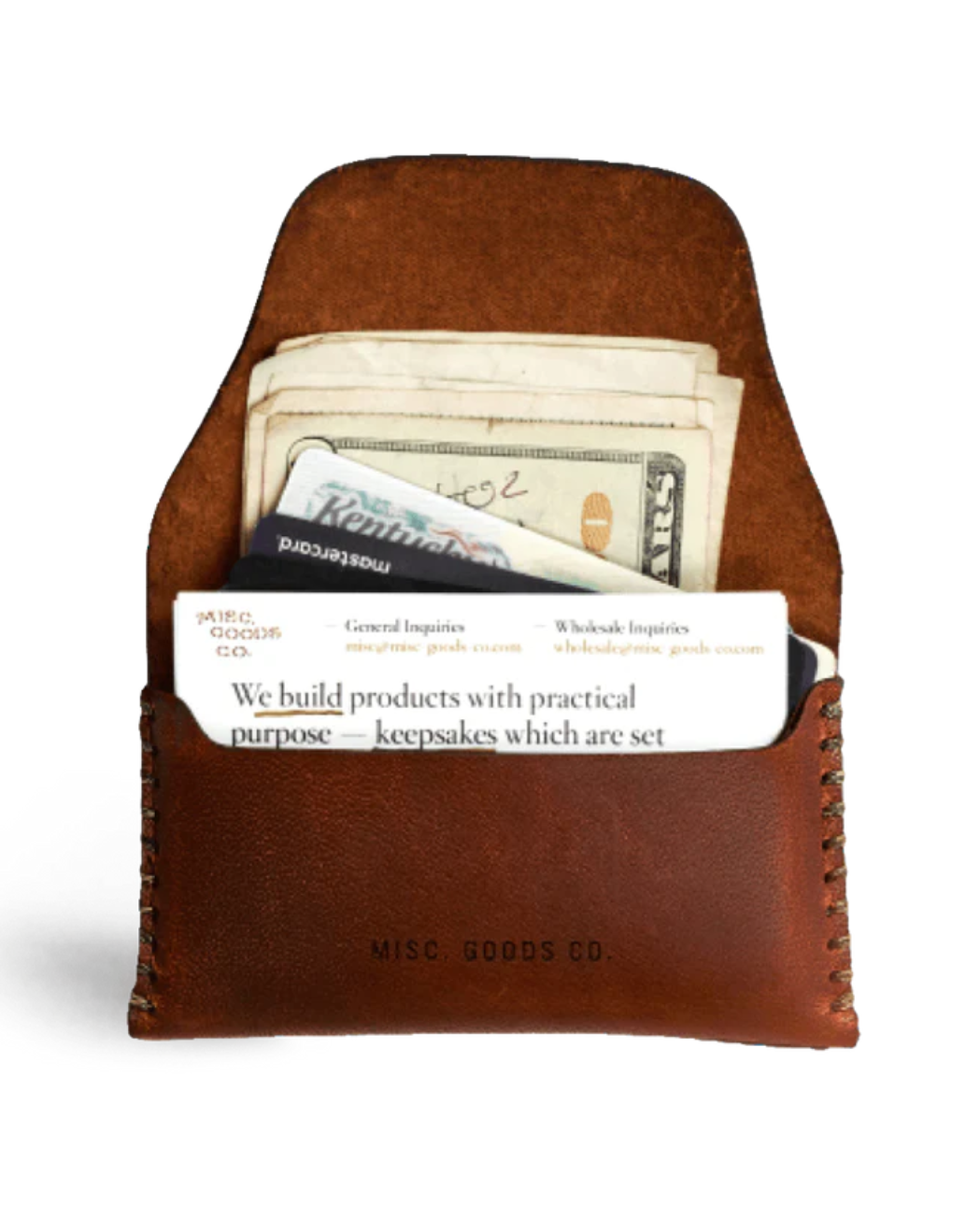 MISC Goods | Slim Tuck Wallet | Brown