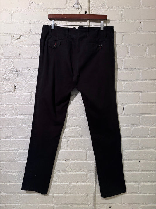Vintage Signature Trouser | Black Bull Denim