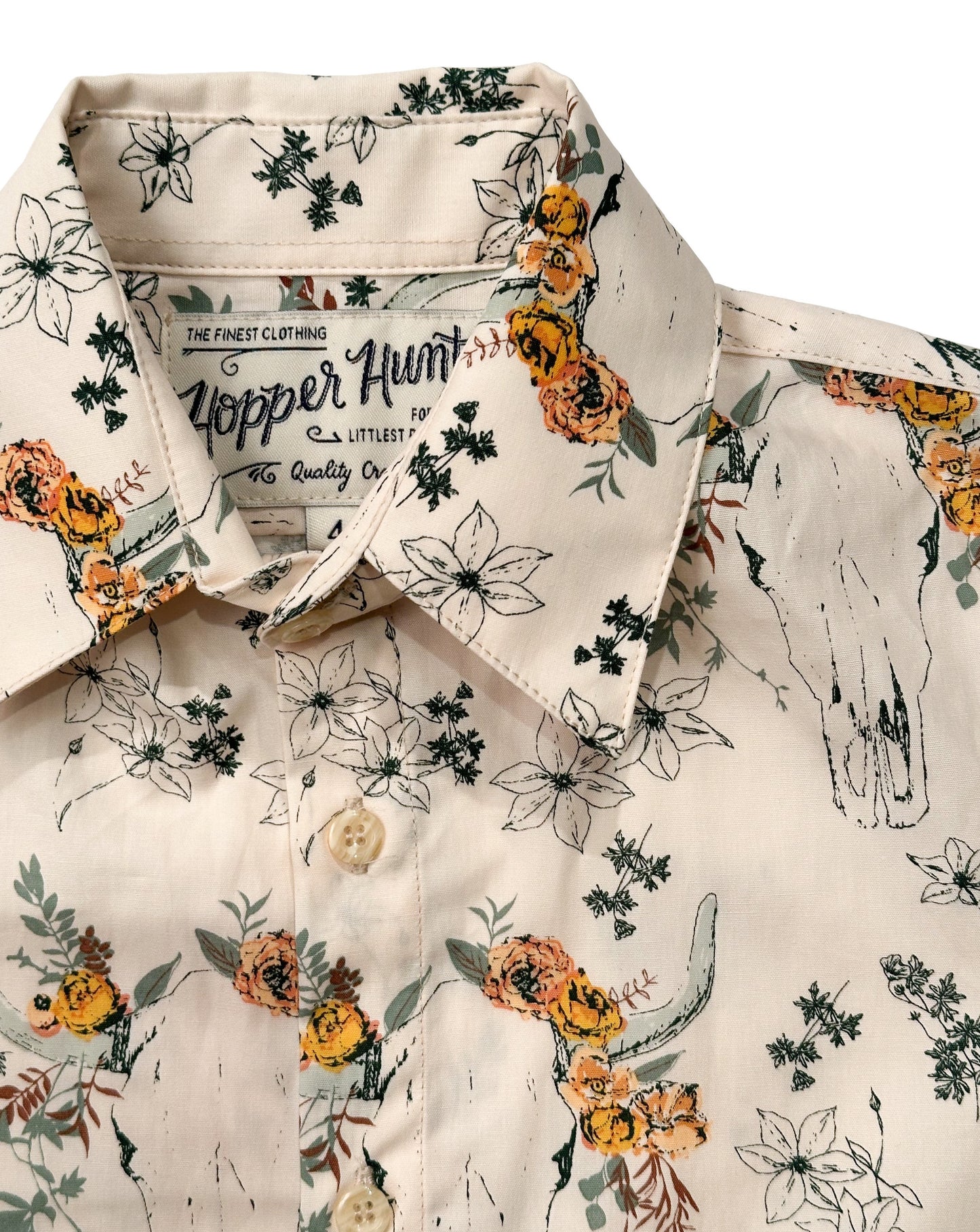 Made in Canada, Kids short sleeve shirt from 18 Waits — a Sustainable Men's clothing brand offering Vintage Inspired menswear and Rock and Roll Fashion. A refined Imogene and Willie alternative for those who value quality and character.