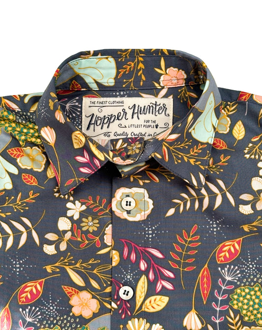 Made in Canada, Kids long sleeve shirt from 18 Waits — a Sustainable Men's clothing brand offering Vintage Inspired menswear and Rock and Roll Fashion. A refined Imogene and Willie alternative for those who value quality and character.