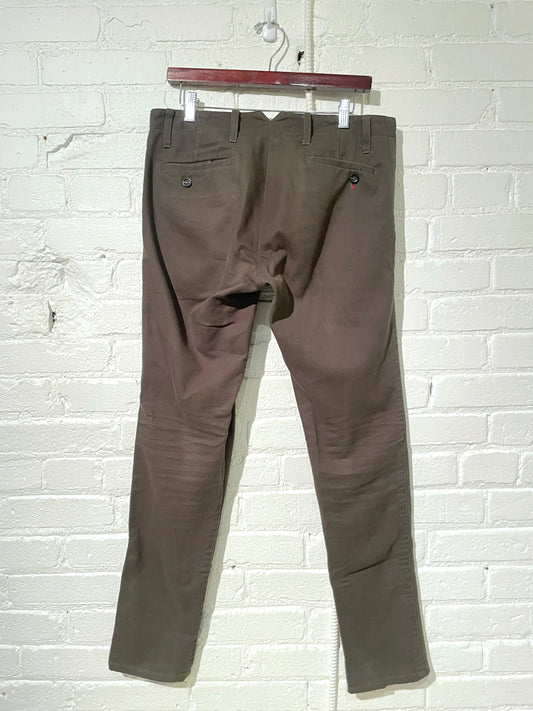 Vintage Signature Trouser | Olive Bull Denim