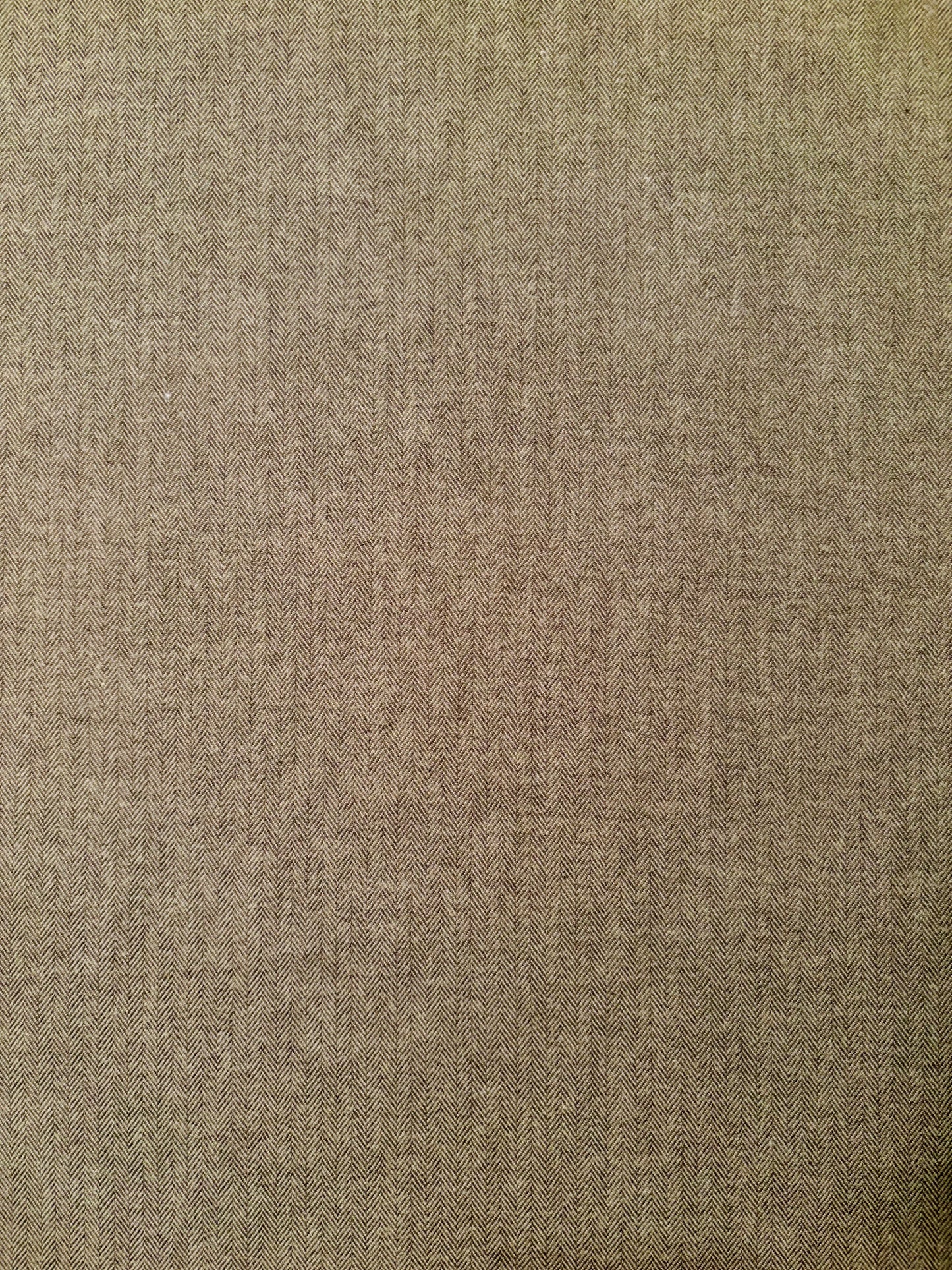 Fabric | Olive Herringbone Cotton Flannel