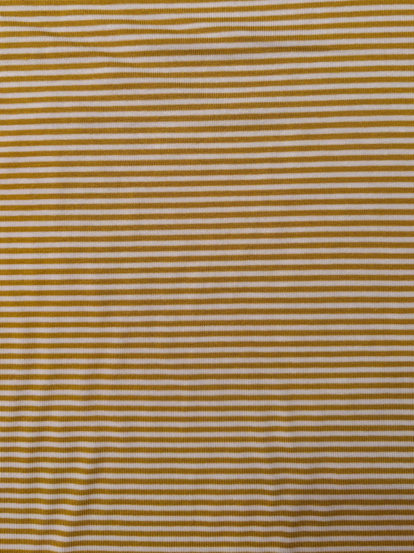 Fabric | Yellow/White Stripe Jersey Knit