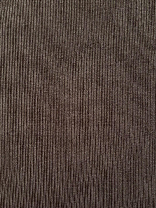 Fabric | Charocal Grey Rib Knit