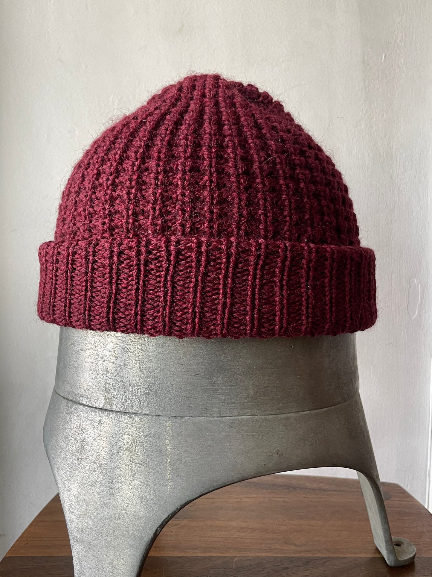 Vintage Wool Toque | Black Cherry