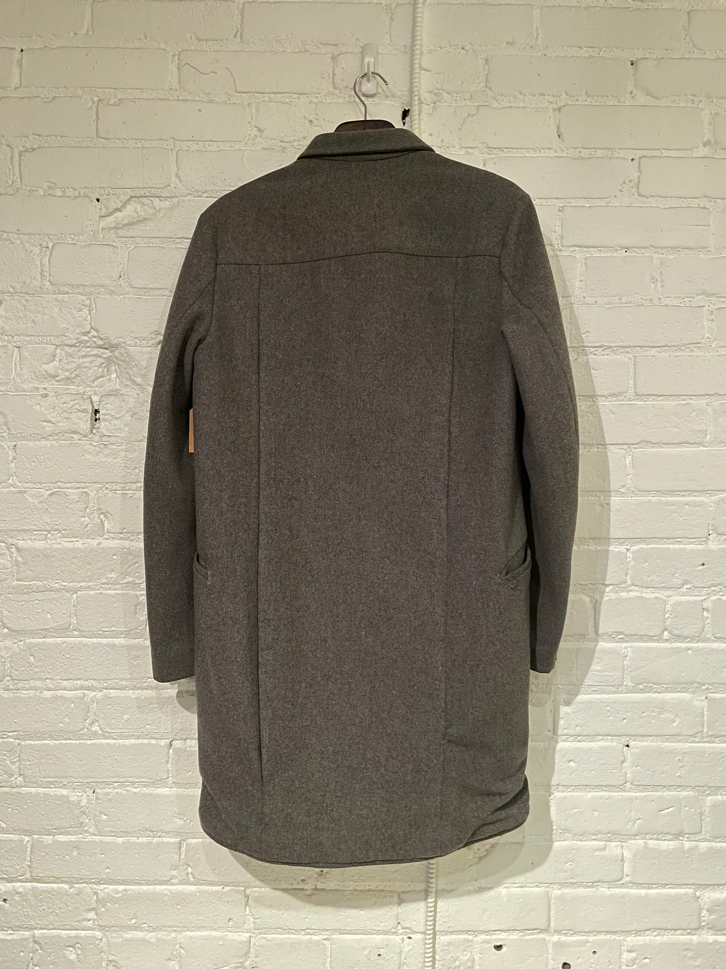 Vintage Classic Trench | Light Grey Wool