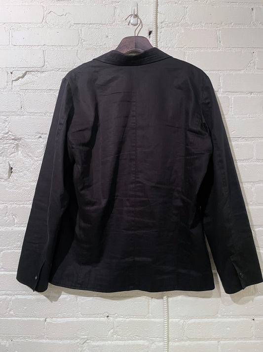 Vintage Baumer | Black Herringbone