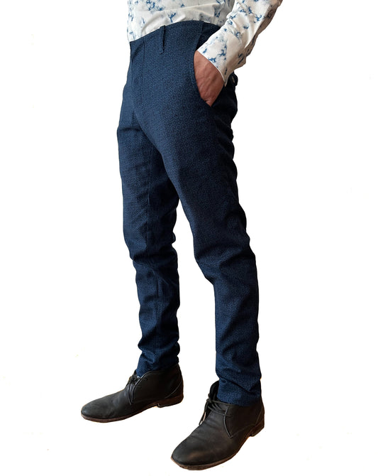 Signature Trouser | Flower Rounds - Indigo