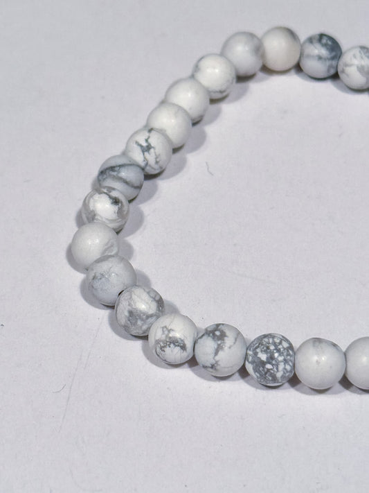 Stone Bracelet | White Marble