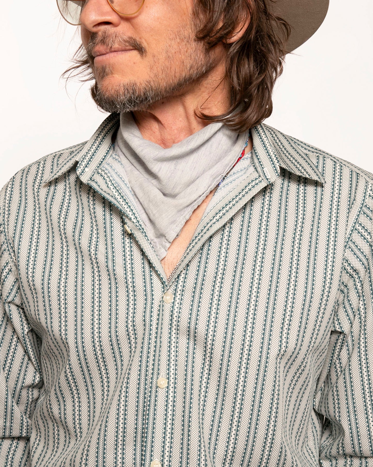 Long Sleeve Dylan | Vintage Navy Stripes