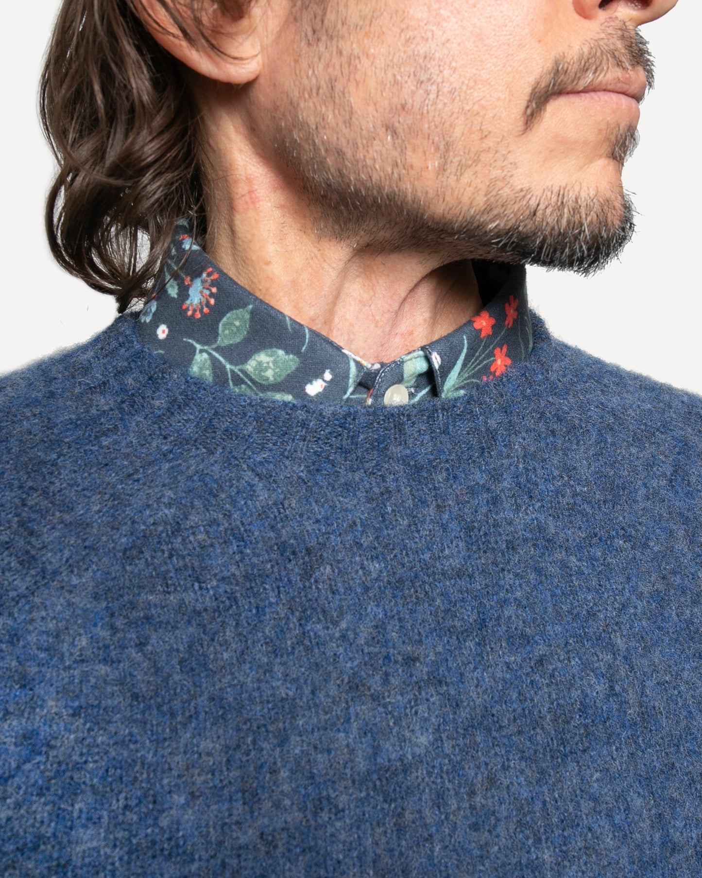 Made in Canada The Highland Crew Sweater from 18 Waits — a Sustainable Men's clothing brand offering Vintage Inspired menswear and Rock and Roll Fashion.