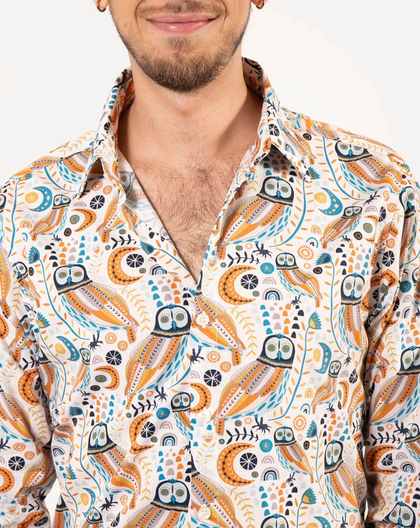 Made in Canada Long Sleeve Dylan Shirt from 18 Waits — a Sustainable Men's clothing brand offering Vintage Inspired menswear and Rock and Roll Fashion.
