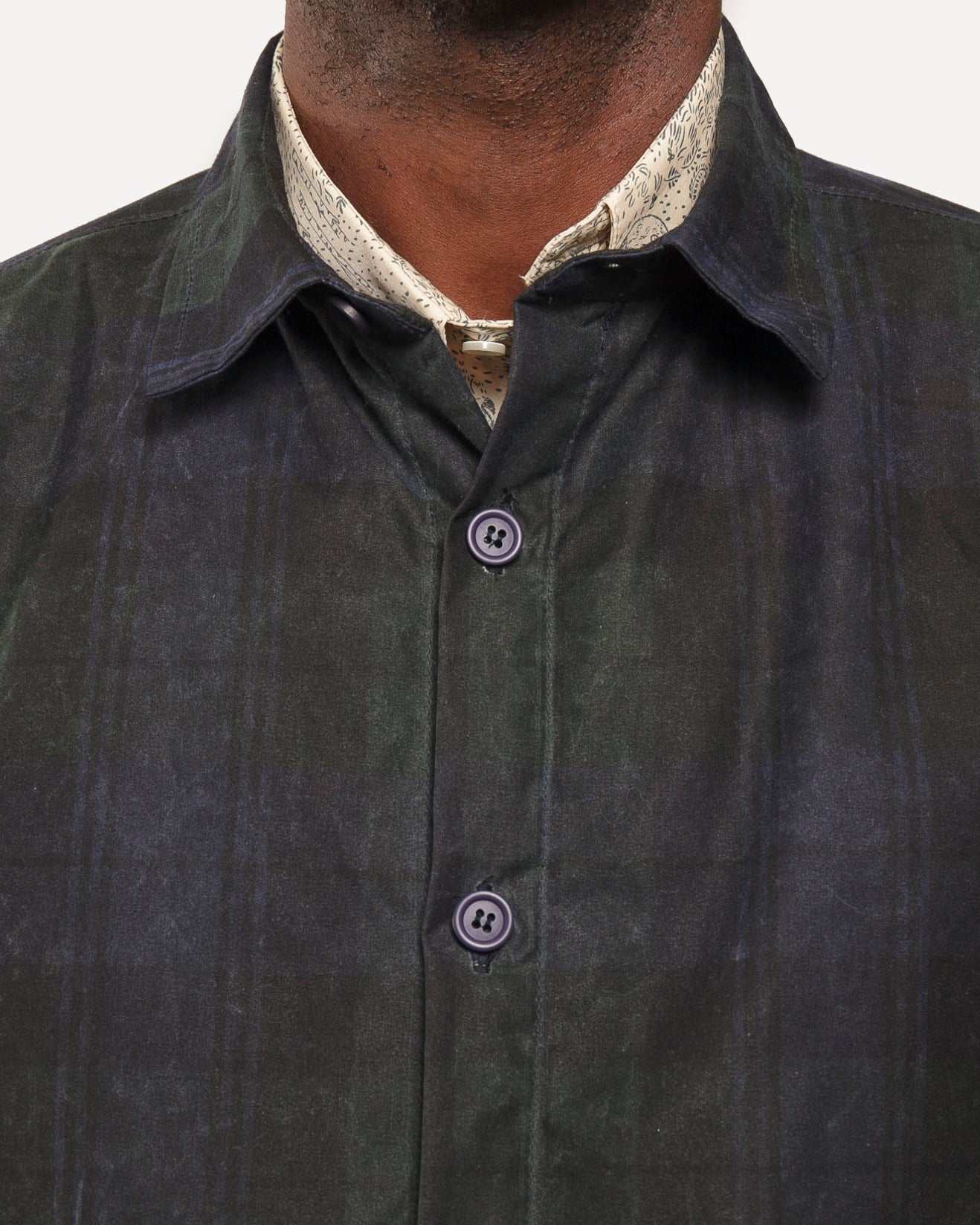 The Legacy Weekender | Navy/Green Plaid Wax Cotton