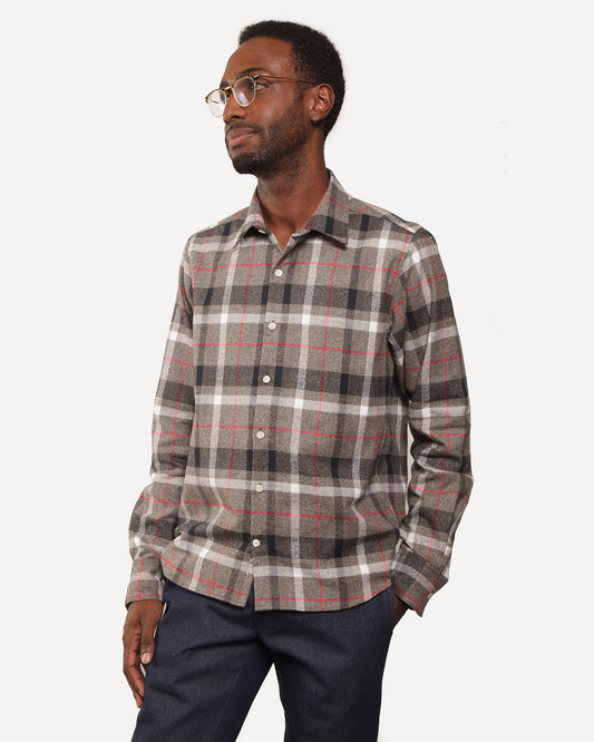 Made in Canada The Long Sleeve Dylan Shirt from 18 Waits — a Sustainable Men's clothing brand offering Vintage Inspired menswear and Rock and Roll Fashion.