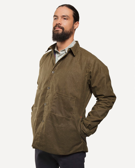 Made in Canada, the Weekender Jacket from 18 Waits — a Sustainable Men's clothing brand offering Vintage Inspired menswear and Rock and Roll Fashion. A refined Imogene and Willie alternative for those who value quality and character.