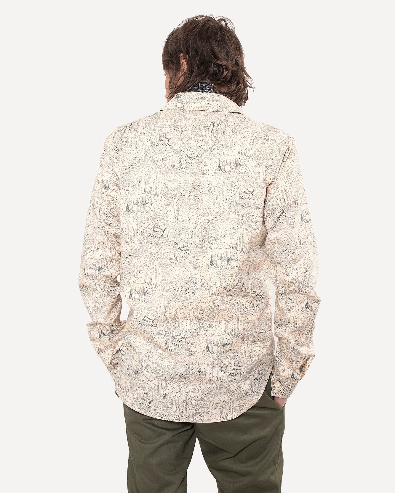 Made in Canada The Long Sleeve Dylan Shirt from 18 Waits — a Sustainable Men's clothing brand offering Vintage Inspired menswear and Rock and Roll Fashion.