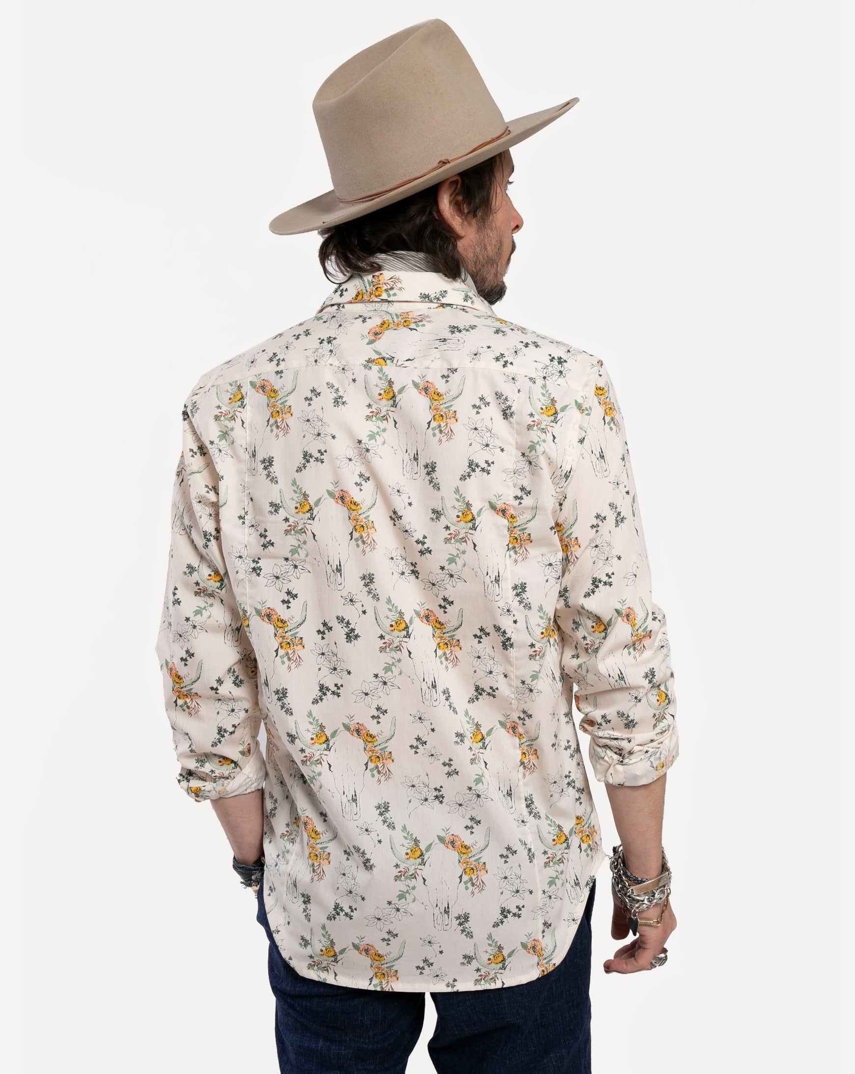 Long Sleeve Dylan Shirt | Skulls & Roses