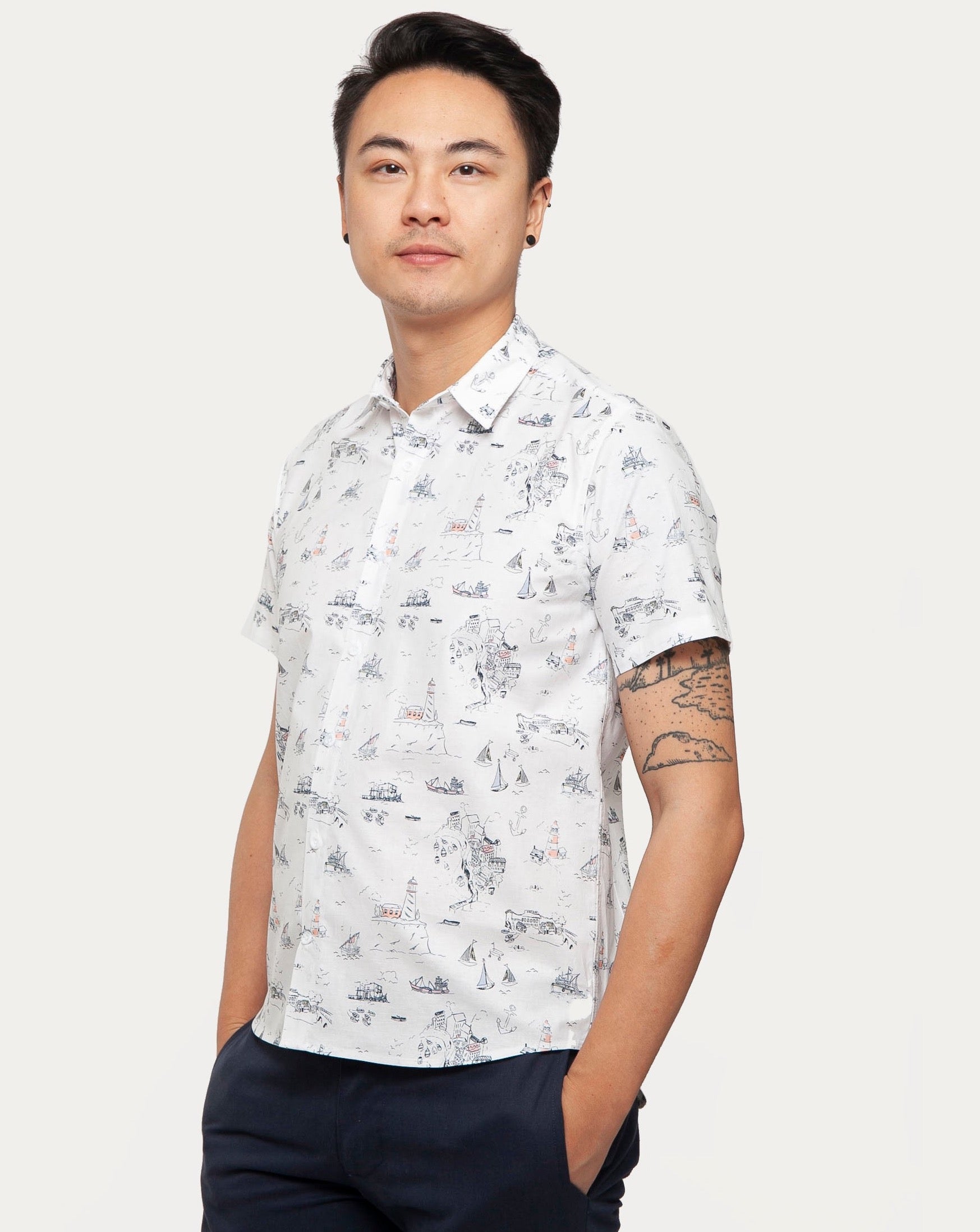 Short Sleeve Dylan Shirt | Seaside
