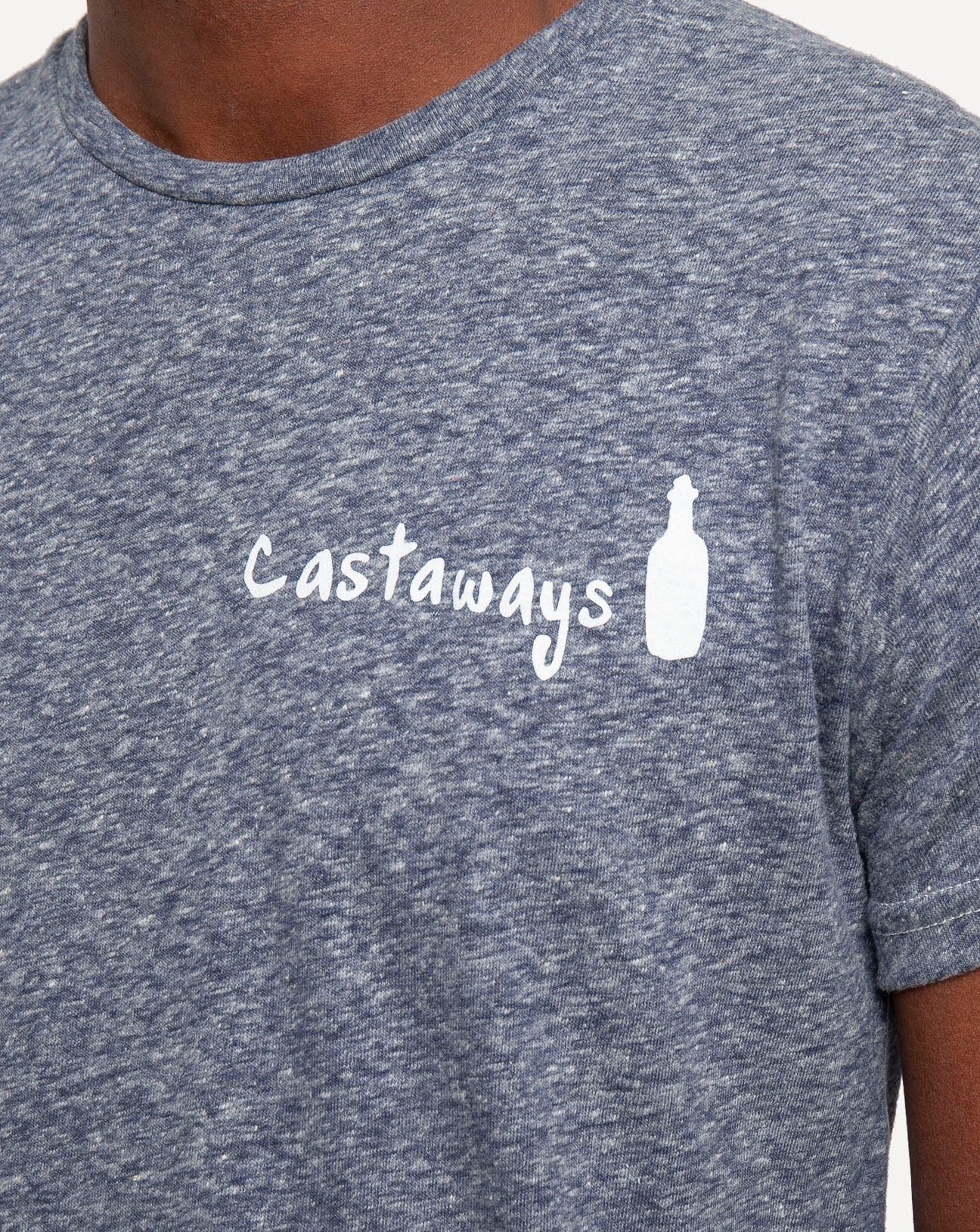 Graphic T-Shirt | Castaways | Heather Navy