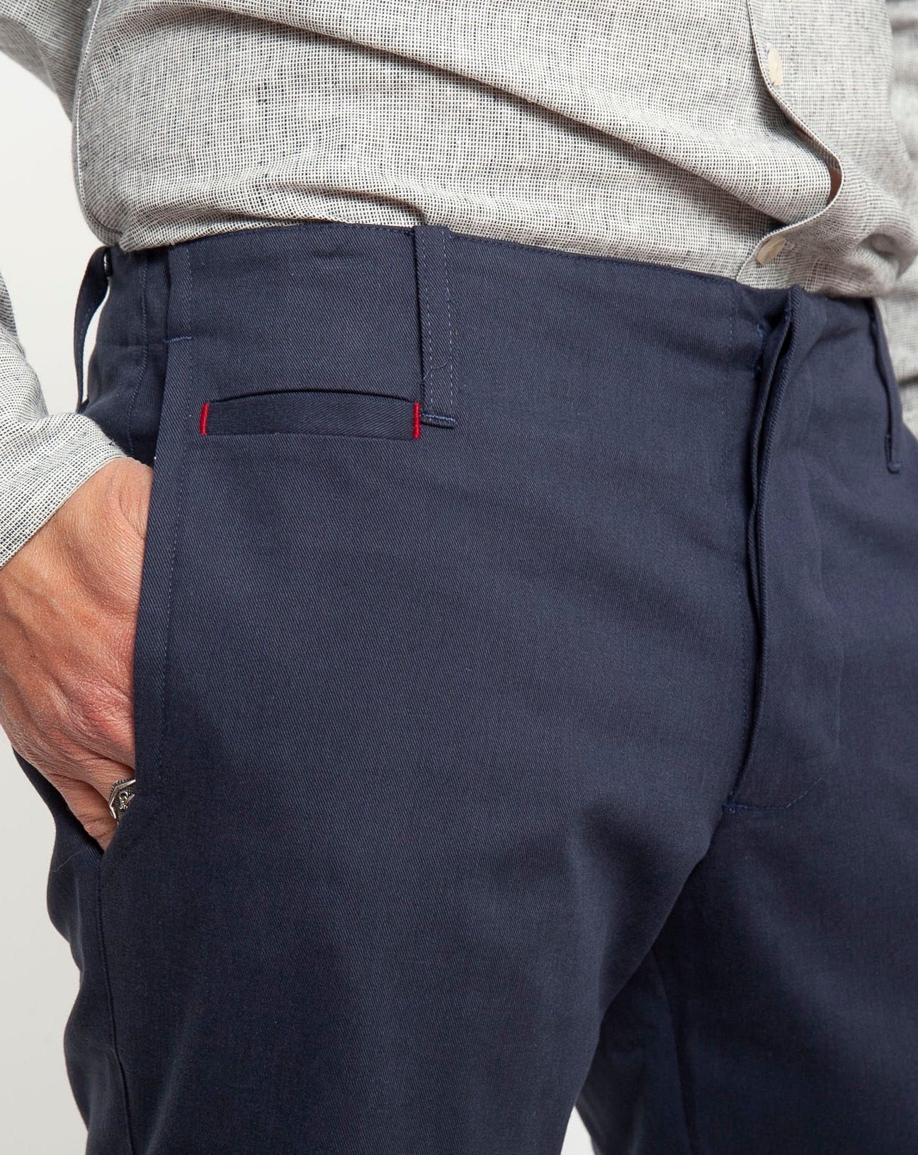 Signature Trouser | Soft Navy Twill