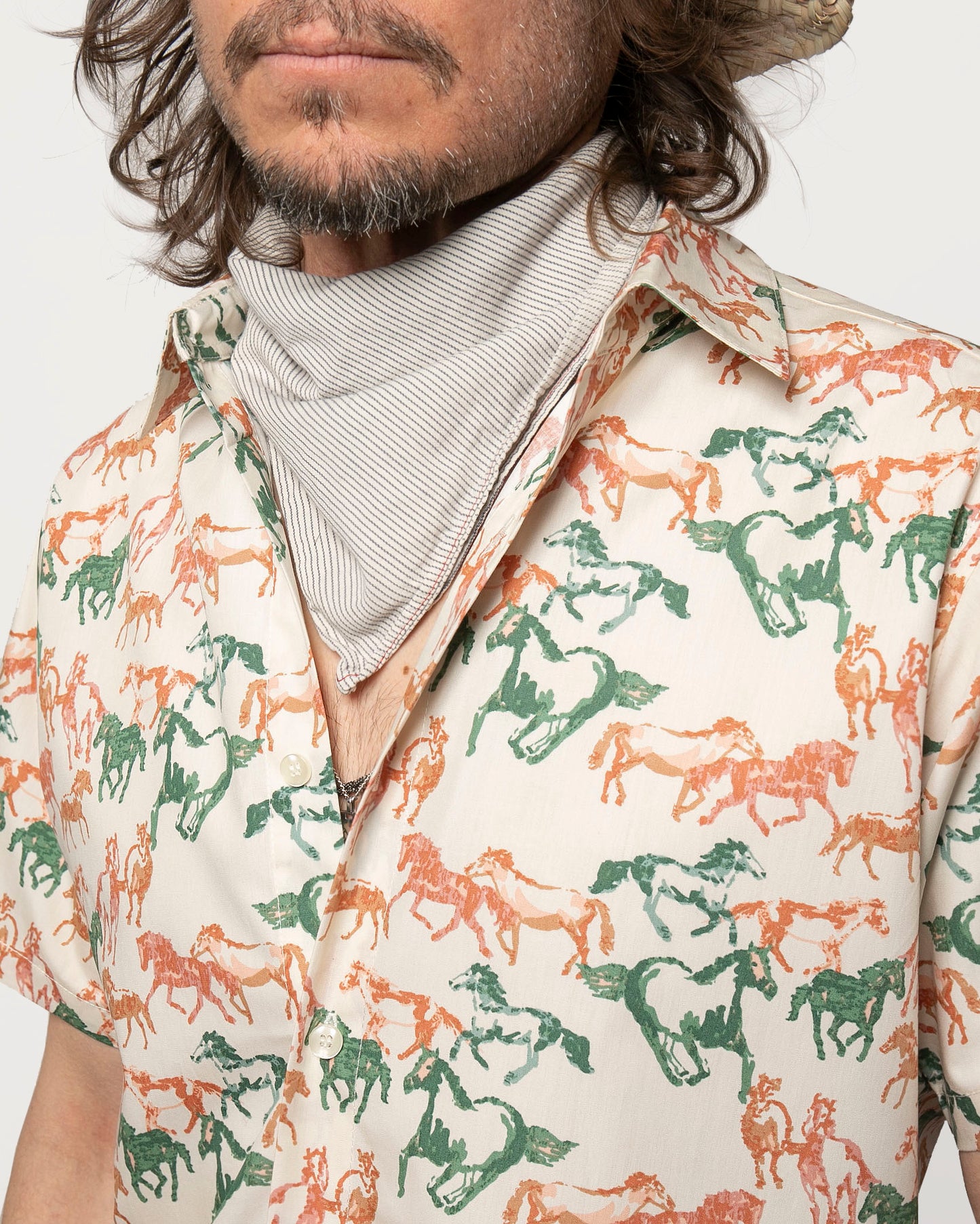 Short sleeve Dylan Shirt from 18 Waits — a Sustainable Men's clothing brand offering Vintage Inspired menswear and Rock and Roll Fashion.