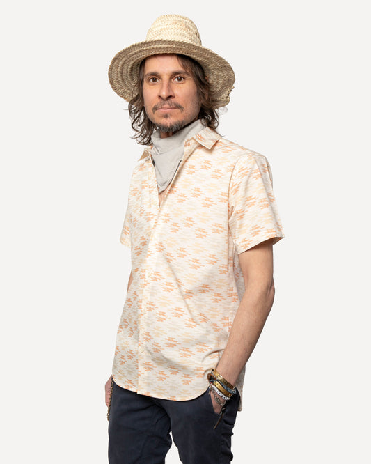 Short sleeve Dylan Shirt from 18 Waits — a Sustainable Men's clothing brand offering Vintage Inspired menswear and Rock and Roll Fashion.