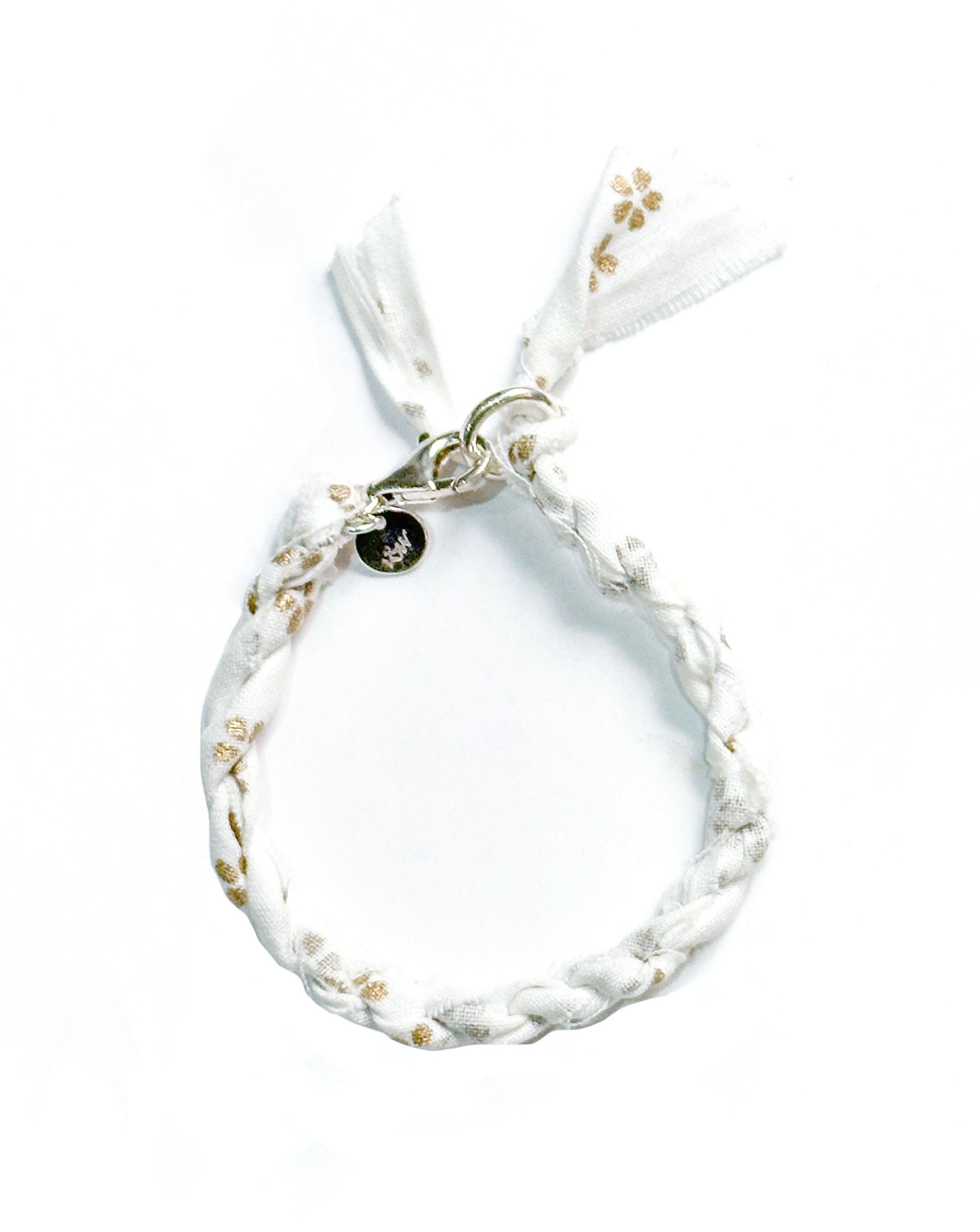 Aloha Bracelet | White Golden Flowers