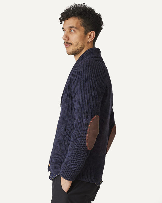 Made in Canada Knit Cardigan from 18 Waits — a Sustainable Men's clothing brand offering Vintage Inspired menswear and Rock and Roll Fashion.