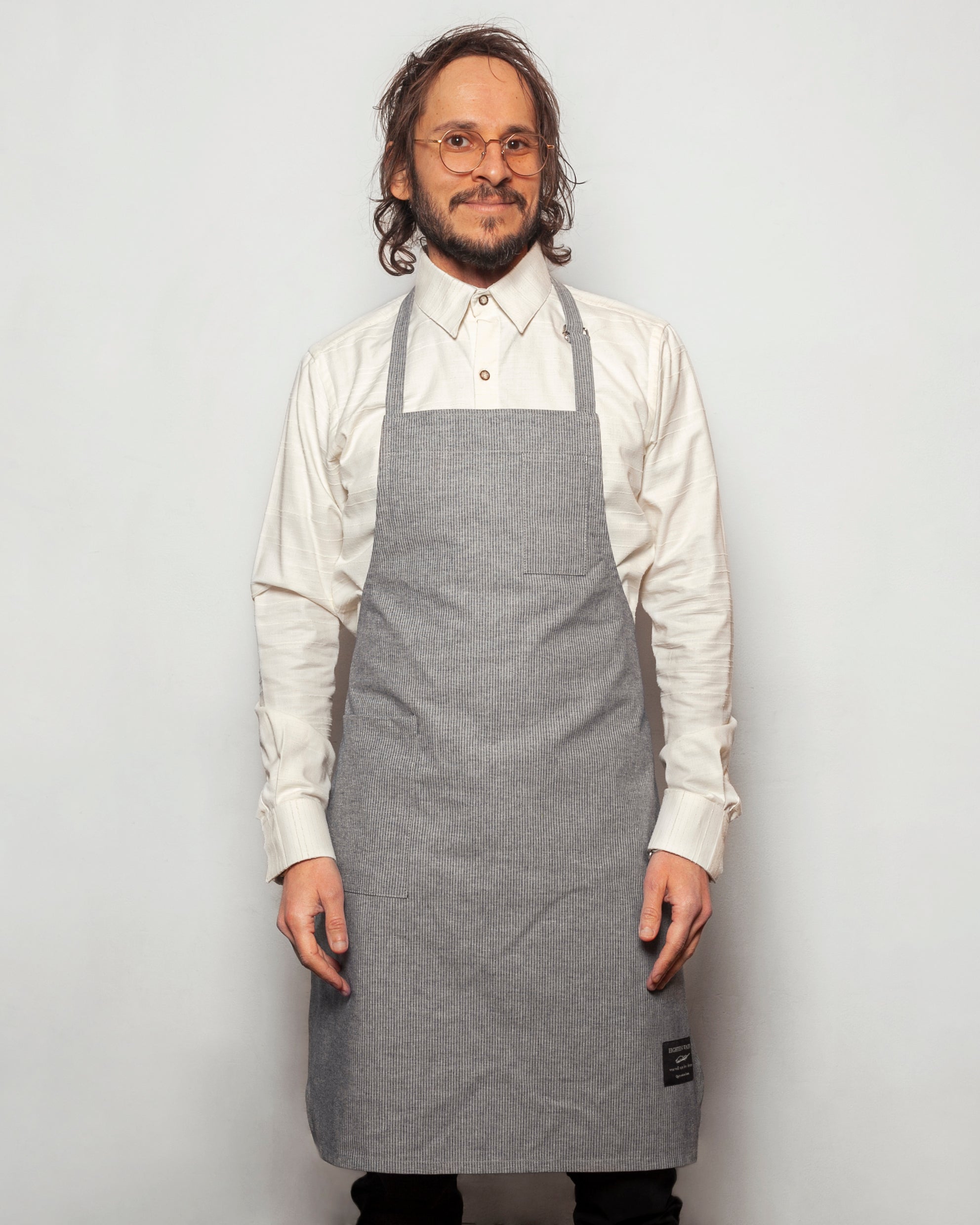 The Apron | Striped Chambray | 18 Waits