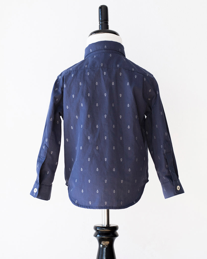 Made in Canada, Kids long sleeve button up shirt from 18 Waits — a Sustainable Men's clothing brand offering Vintage Inspired menswear and Rock and Roll Fashion. A refined Imogene and Willie alternative for those who value quality and character.