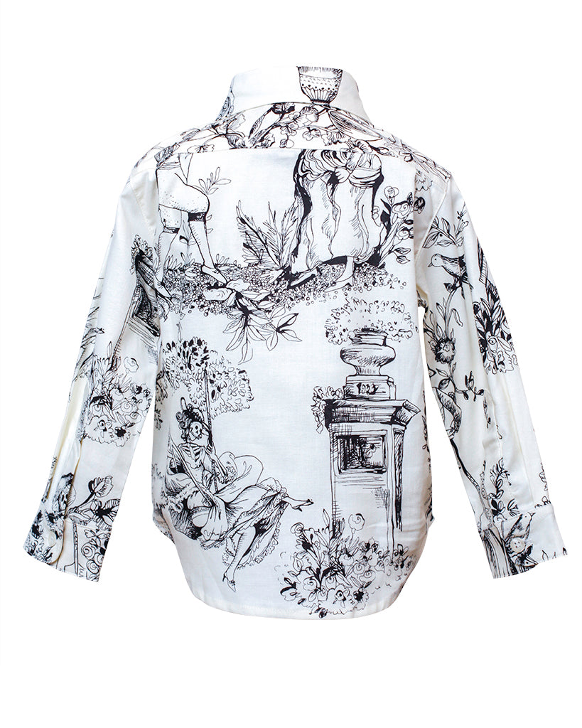 Made in Canada, Kids long sleeve shirt from 18 Waits — a Sustainable Men's clothing brand offering Vintage Inspired menswear and Rock and Roll Fashion. A refined Imogene and Willie alternative for those who value quality and character.