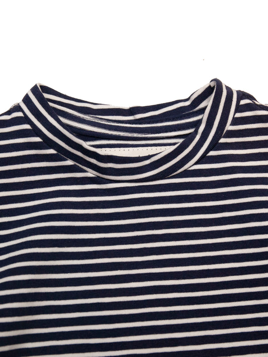 Skip Tee | Navy Stripe