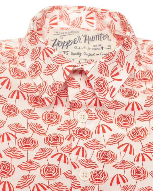 Made in Canada, Kids short sleeve shirt from 18 Waits — a Sustainable Men's clothing brand offering Vintage Inspired menswear and Rock and Roll Fashion. A refined Imogene and Willie alternative for those who value quality and character.