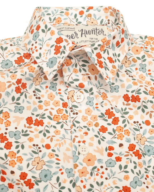 Made in Canada, Kids short sleeve shirt from 18 Waits — a Sustainable Men's clothing brand offering Vintage Inspired menswear and Rock and Roll Fashion. A refined Imogene and Willie alternative for those who value quality and character.