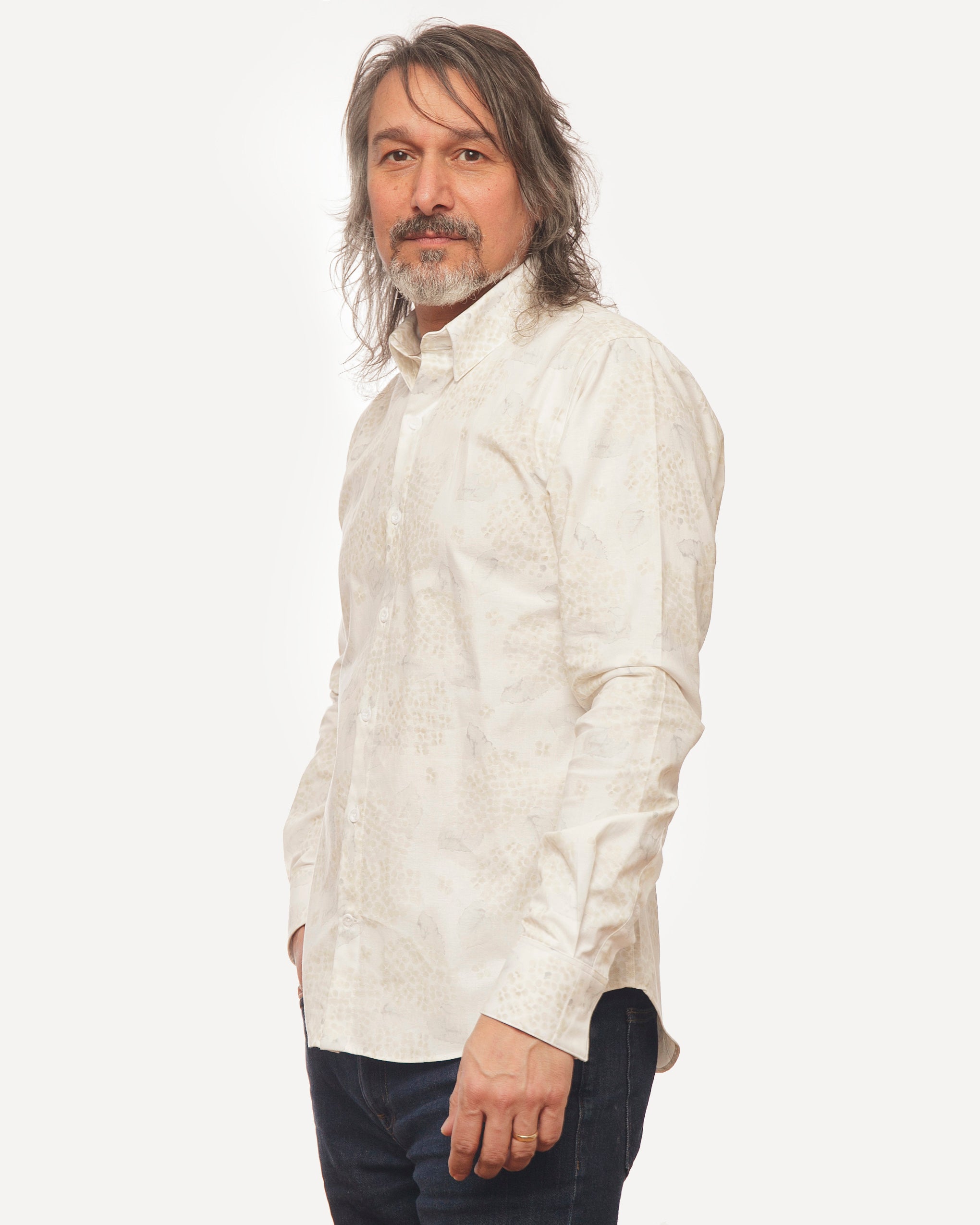 Long Sleeve Dylan Shirt | Faded Batik