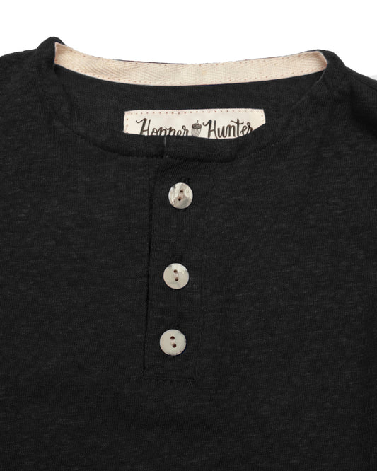 Henley | Black Hemp