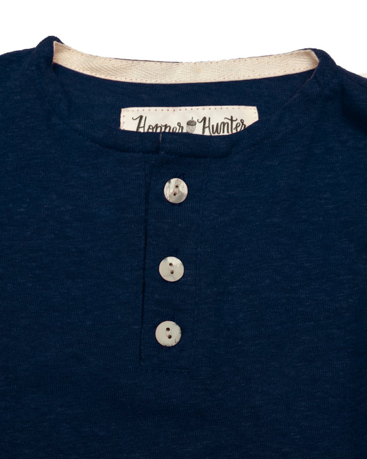 Made in Canada, Kids Henley from 18 Waits — a Sustainable Men's clothing brand offering Vintage Inspired menswear and Rock and Roll Fashion. A refined Imogene and Willie alternative for those who value quality and character.