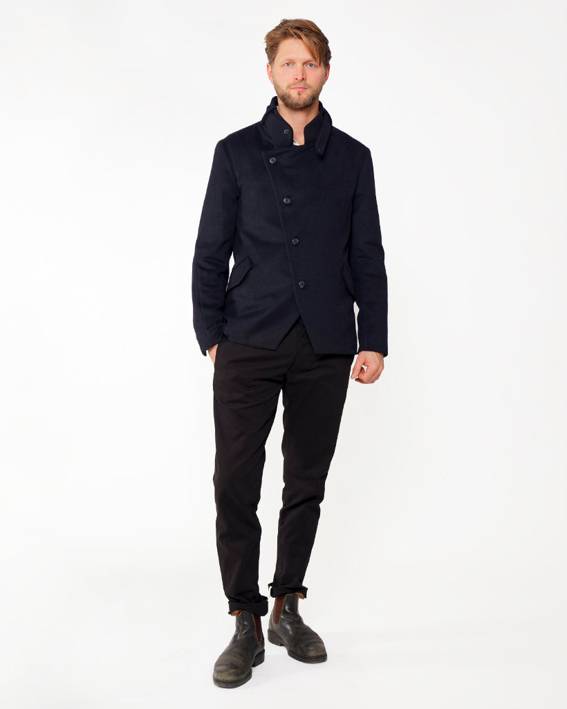 Brigadier Jacket | Navy Wool
