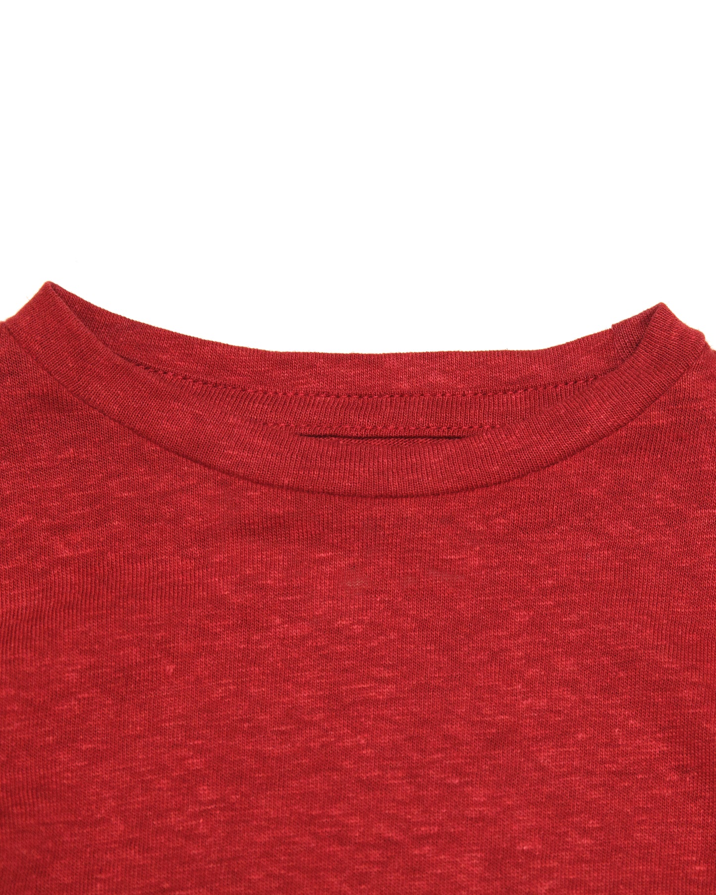 Skip Tee | Cardinal Hemp/Cotton