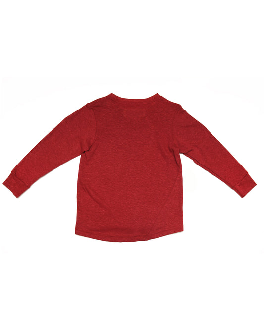 Skip Tee | Cardinal Hemp/Cotton
