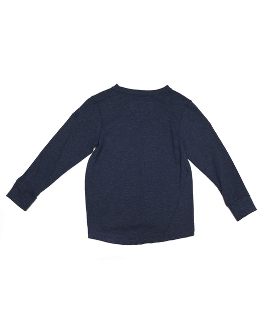 Skip Tee | Midnight Hemp/Cotton