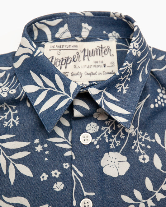 Made in Canada, Kids long sleeve shirt from 18 Waits — a Sustainable Men's clothing brand offering Vintage Inspired menswear and Rock and Roll Fashion. A refined Imogene and Willie alternative for those who value quality and character.