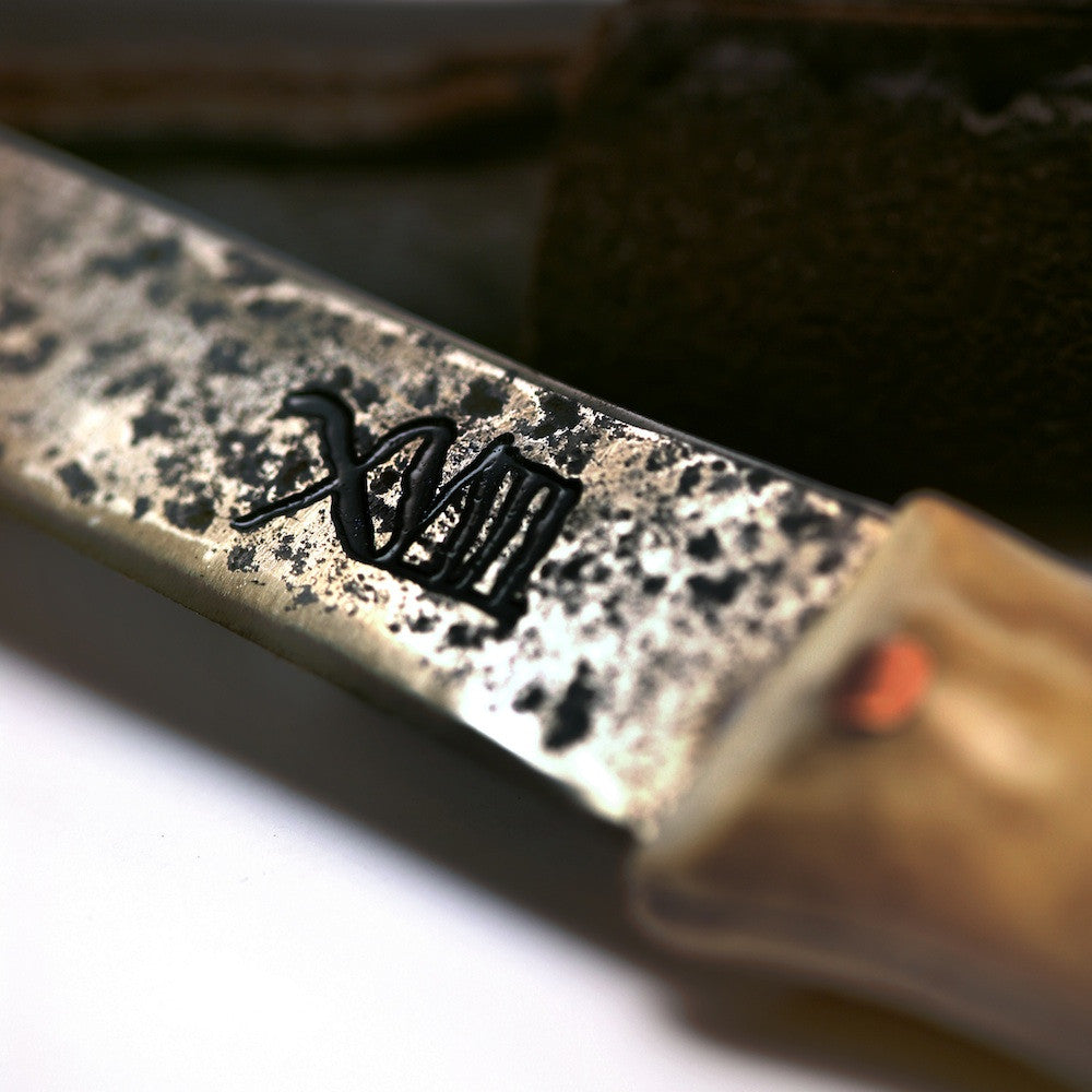 Made in Canada, Knife by 18 Waits— a Sustainable Men's clothing brand offering Vintage Inspired menswear and Rock and Roll Fashion. A refined Imogene and Willie alternative for those who value quality and character.