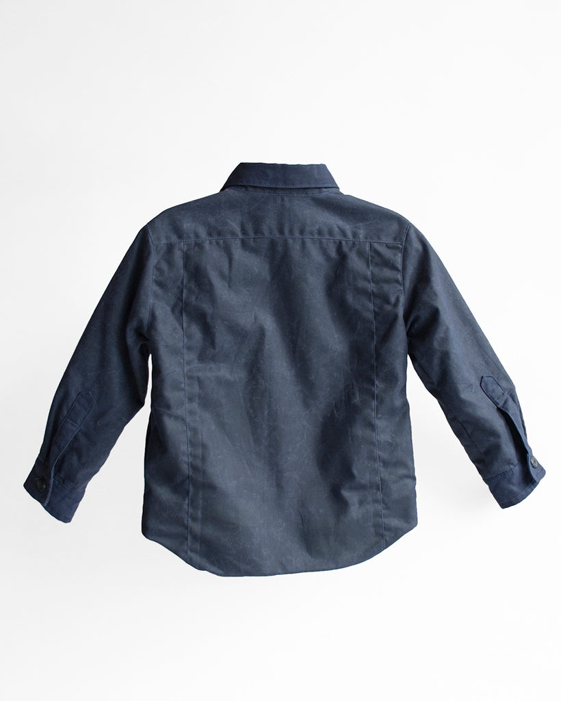 Kids Navy Jacket | Hopper Hunter | Back
