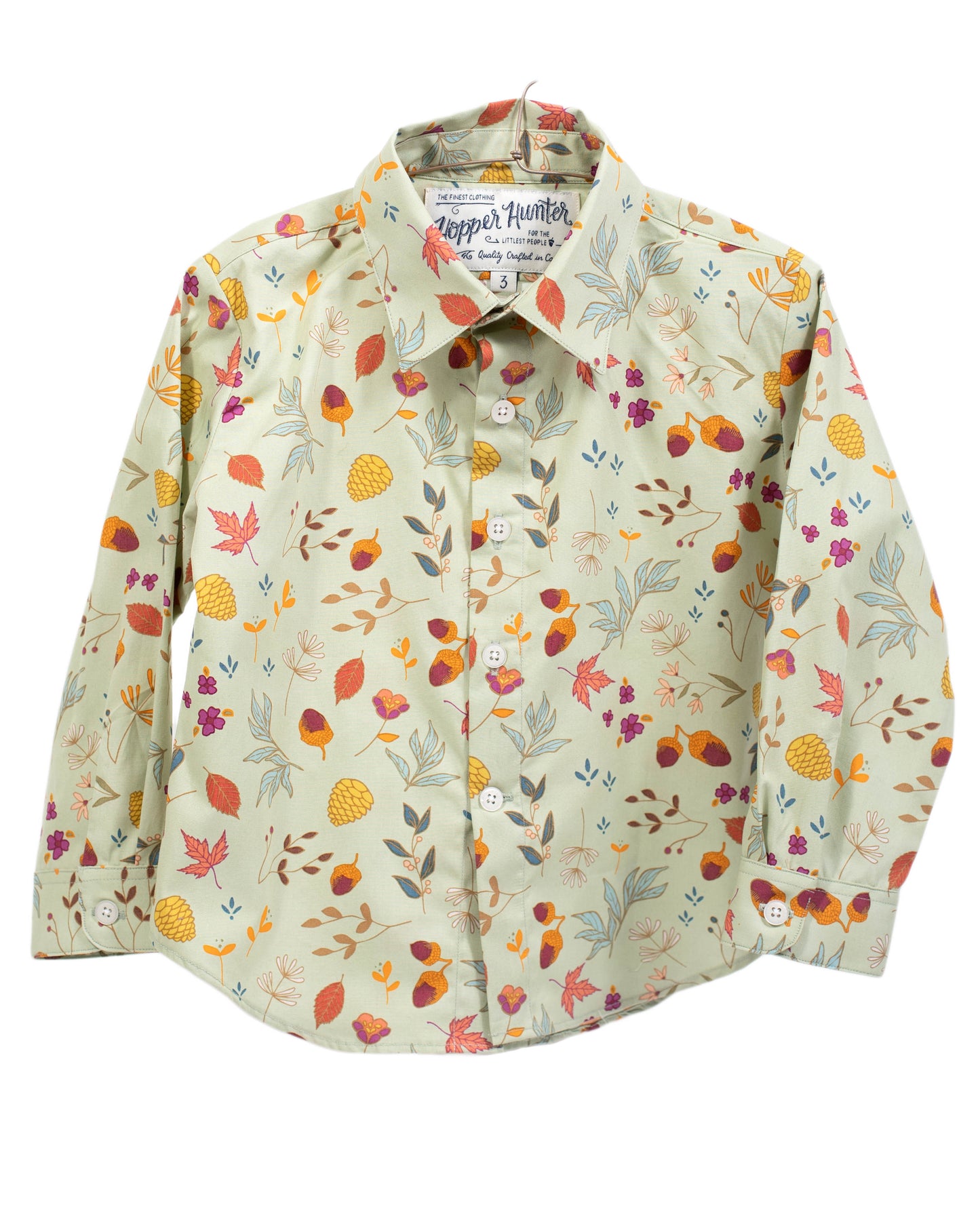 Made in Canada, Kids long sleeve button up shirt from 18 Waits — a Sustainable Men's clothing brand offering Vintage Inspired menswear and Rock and Roll Fashion. A refined Imogene and Willie alternative for those who value quality and character.