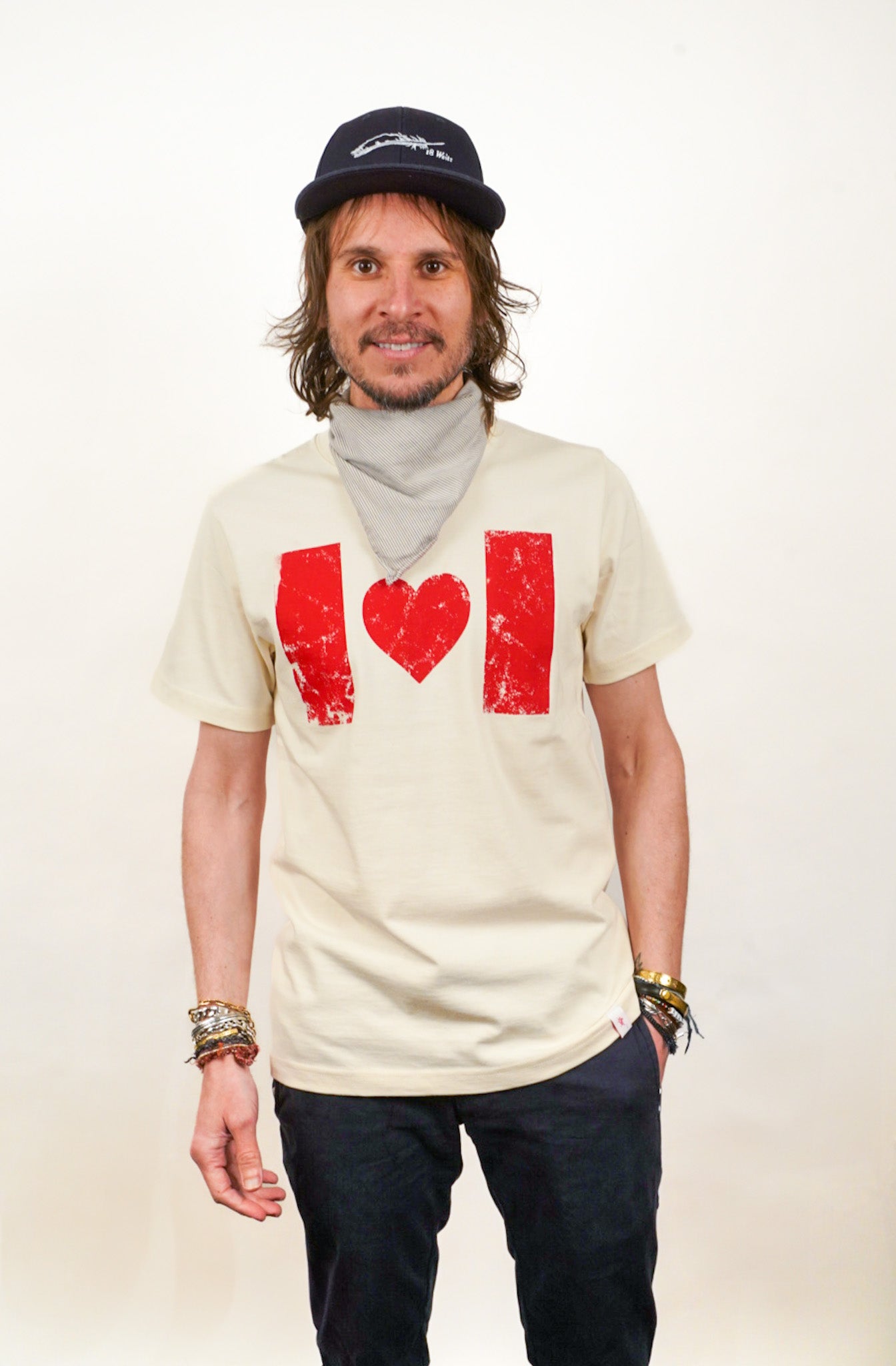Made in Canada short Sleeve Heart ♥️ Shirt from 18 Waits — a Sustainable Men's clothing brand offering Vintage Inspired menswear and Rock and Roll Fashion.
