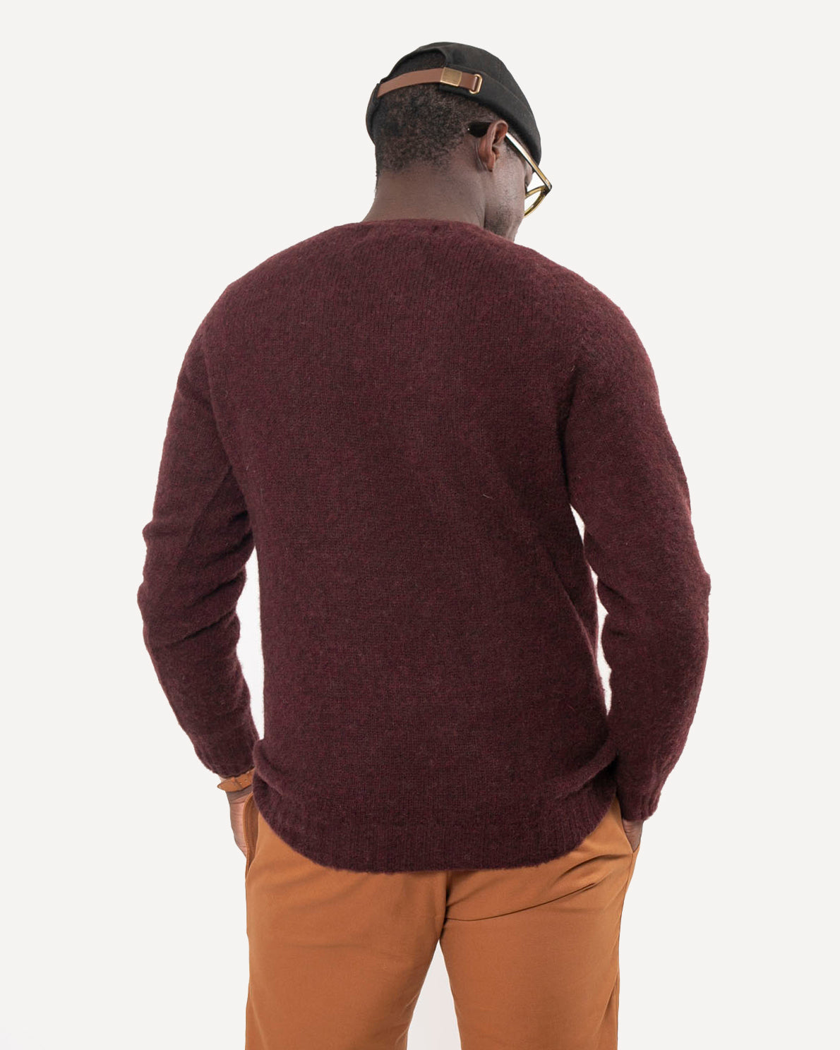 Made in Canada The Highland Crew neck from 18 Waits — a Sustainable Men's clothing brand offering Vintage Inspired menswear and Rock and Roll Fashion.
