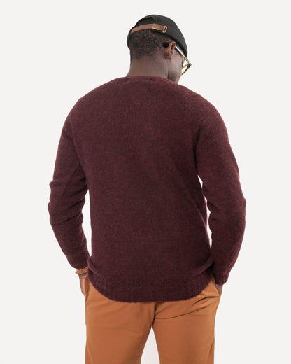 Made in Canada The Highland Crew neck from 18 Waits — a Sustainable Men's clothing brand offering Vintage Inspired menswear and Rock and Roll Fashion.