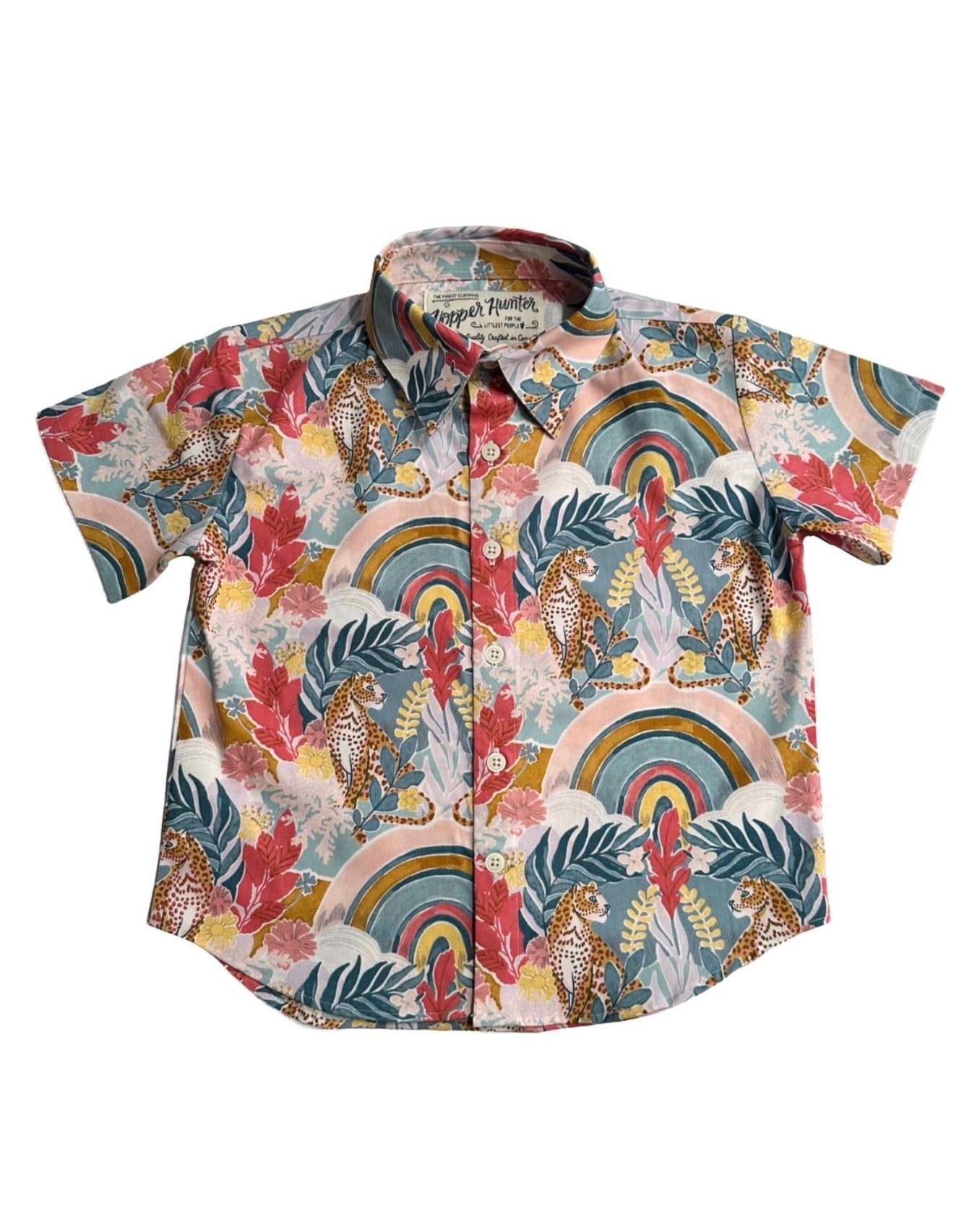Made in Canada, Kids short sleeve shirt from 18 Waits — a Sustainable Men's clothing brand offering Vintage Inspired menswear and Rock and Roll Fashion. A refined Imogene and Willie alternative for those who value quality and character.